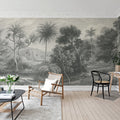 Jungle Land, Vintage Mural Wallpaper - room preview 05