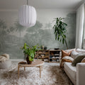 Jungle Land, Verdant Mural Wallpaper - room preview 05