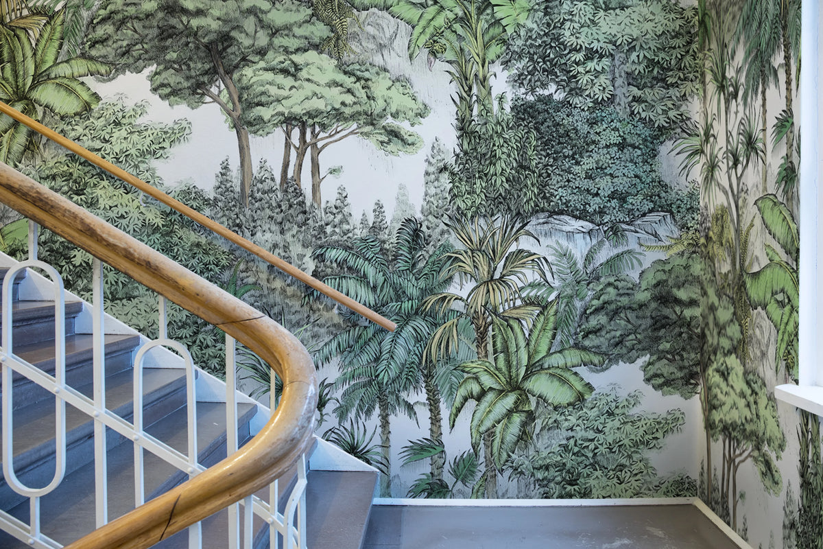 Secret Garden, Lush Mural Wallpaper - room preview 05