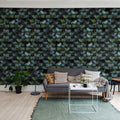 Peacock Plumage Mural Wallpaper - room preview 05