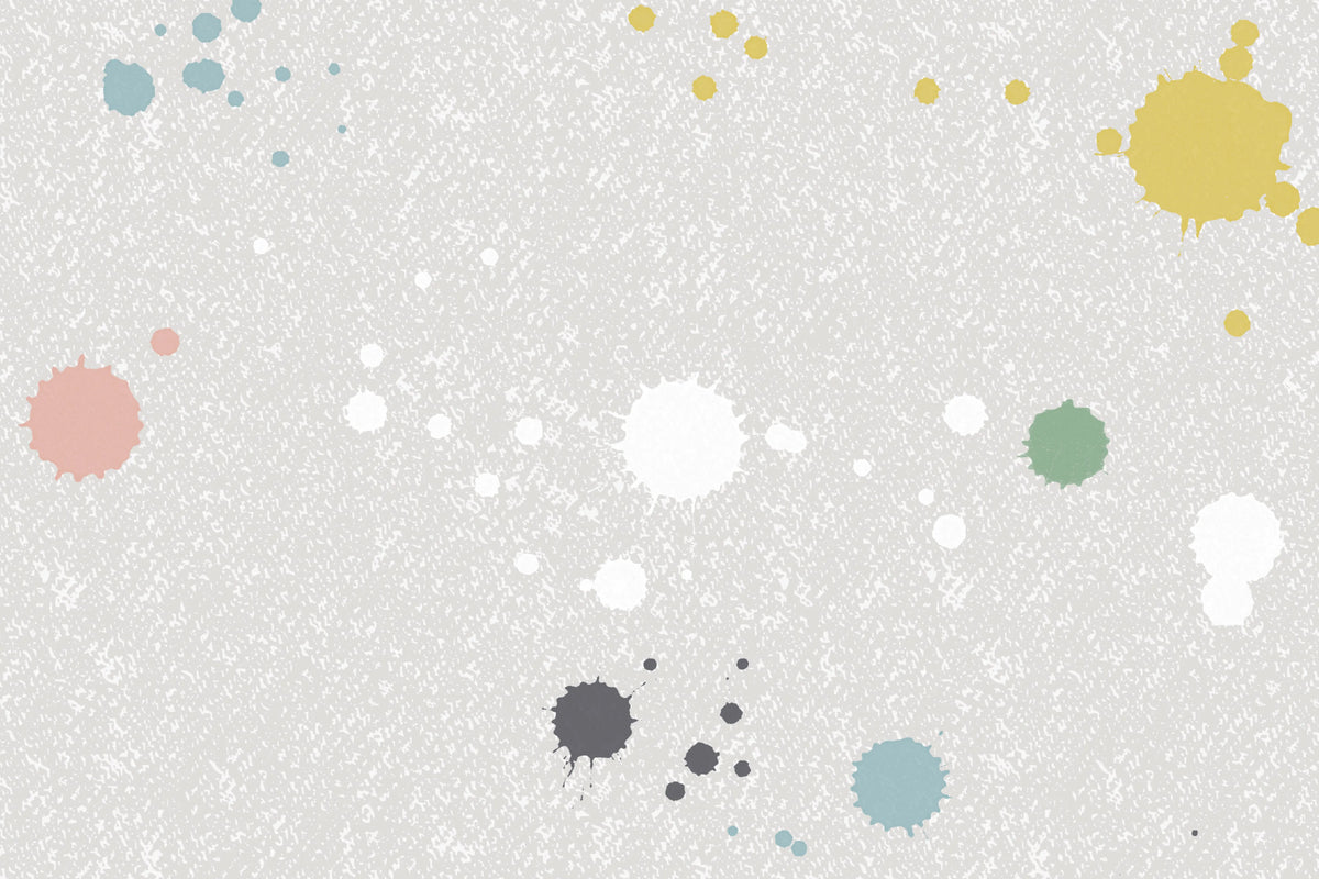 Ink Colossal, Retro Mural Wallpaper - room preview 05