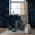 Space Monkey Mural Wallpaper - room preview 05