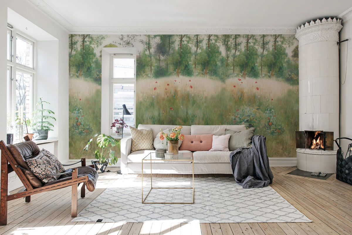 Midsommar Mural Wallpaper - room preview 05