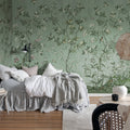 Chinoiserie Chic, Jade Mural Wallpaper - room preview 05