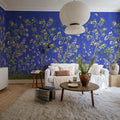Chinoiserie Chic, Cobalt Mural Wallpaper - room preview 05