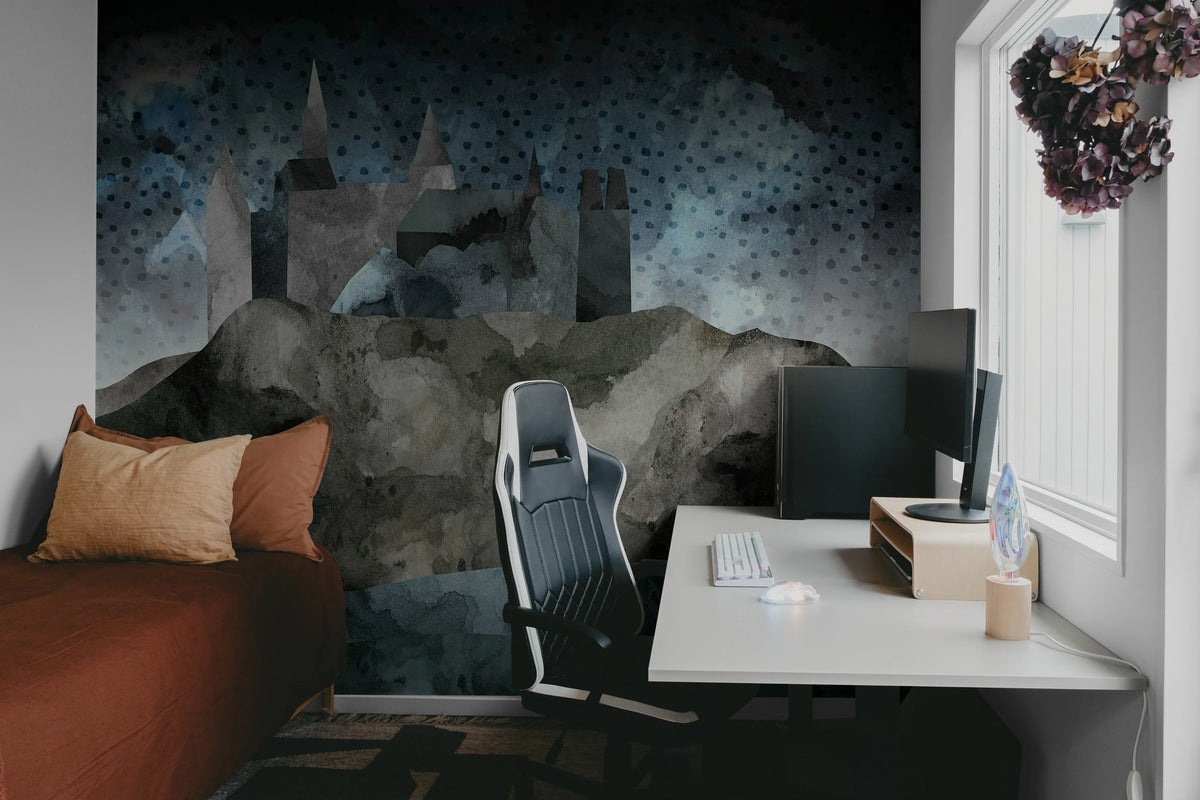 Cliff Castle Mural Wallpaper - room preview 05