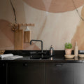 Asana, Dusty Pink Mural Wallpaper - room preview 05