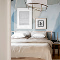 Asana, Ocean Blue Mural Wallpaper - room preview 05