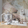 Opulence, Pink Marble Mural Wallpaper - room preview 05