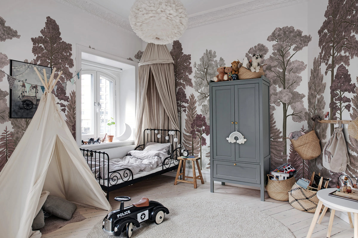 Scandinavian Bellewood, Dawn Mural Wallpaper - room preview 05