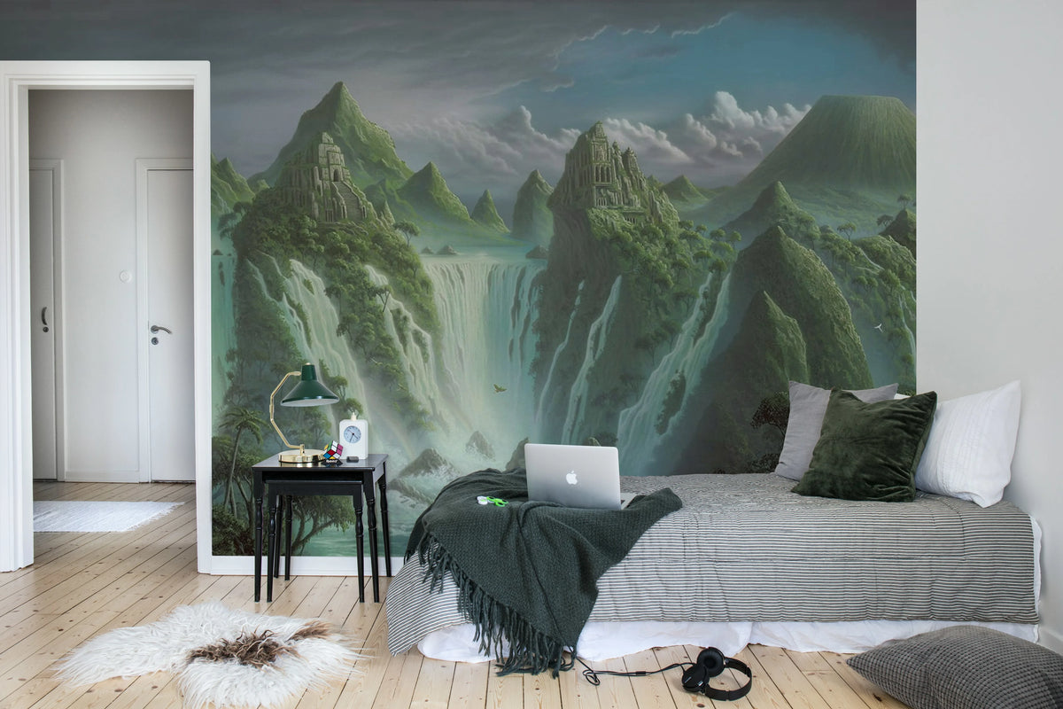 Fantasy World Mural Wallpaper - room preview 05