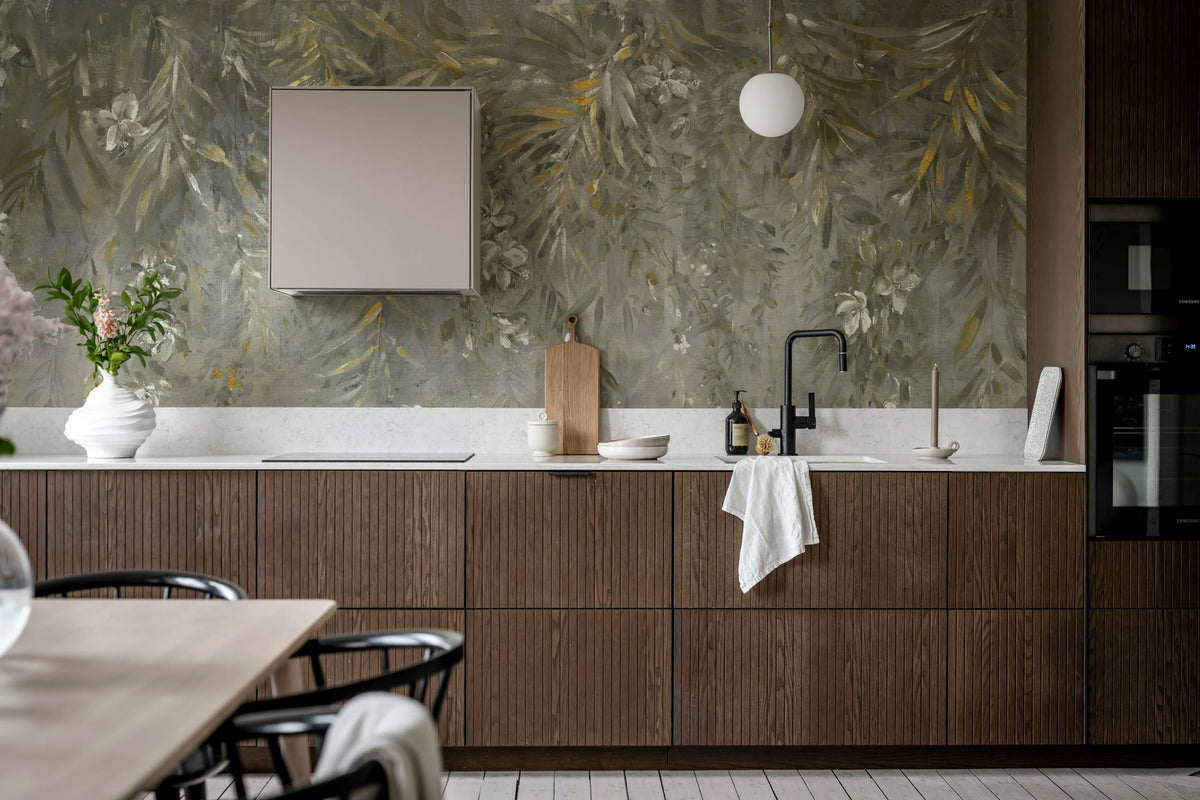Honolulu, Gold Mural Wallpaper - room preview 05
