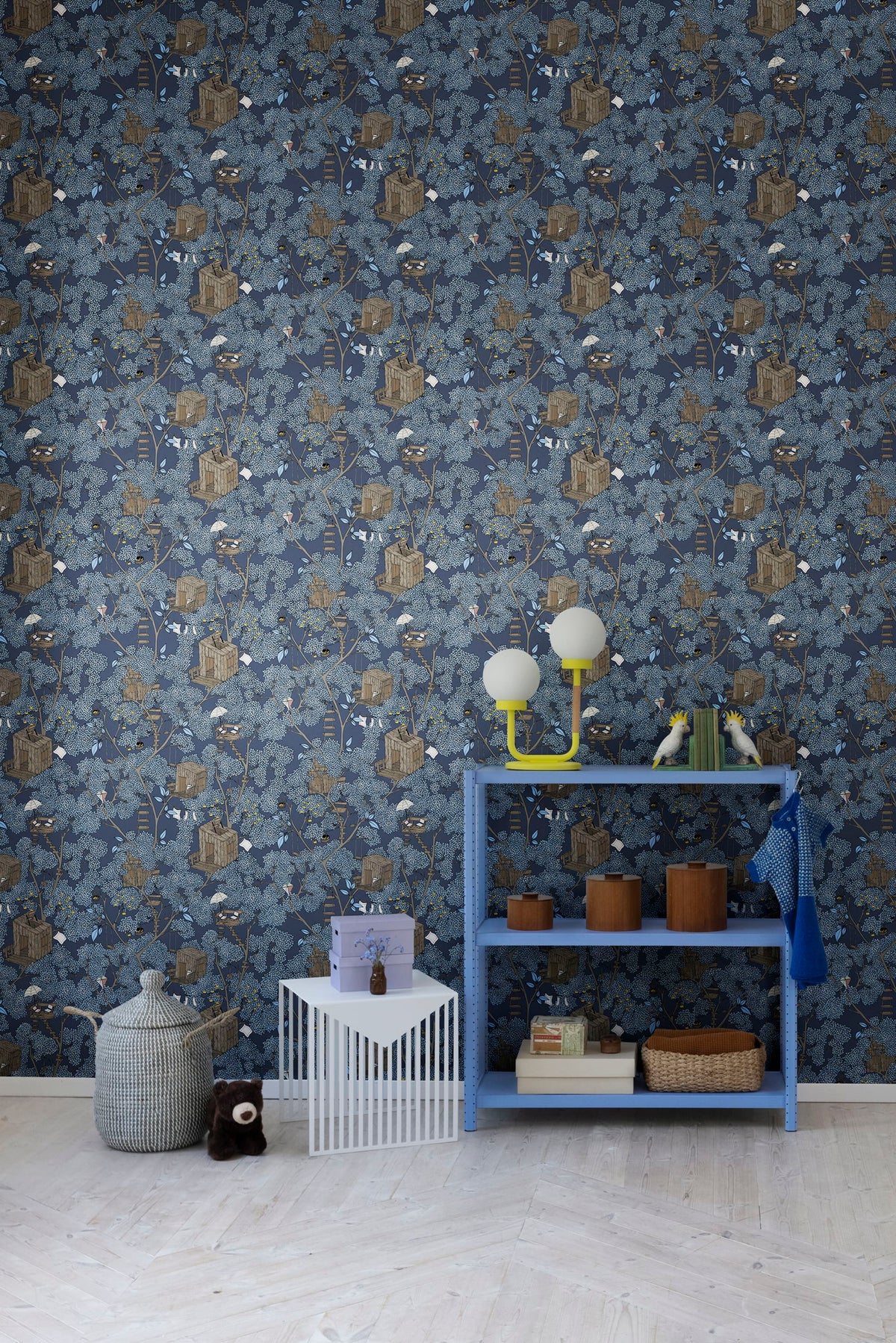 Treehouse, Night Mural Wallpaper - room preview 05