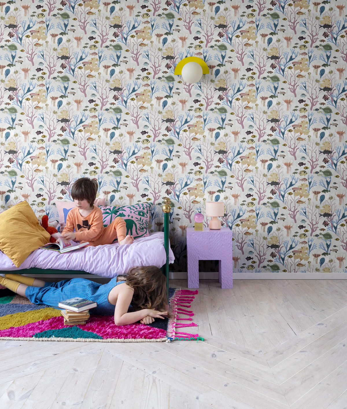 Aquarium, Pastel Mural Wallpaper - room preview 05