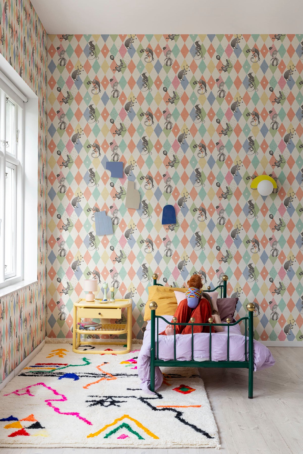 Circus Corner, Rainbow Mural Wallpaper - room preview 05