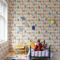 Circus Corner, Rainbow Mural Wallpaper - room preview 05