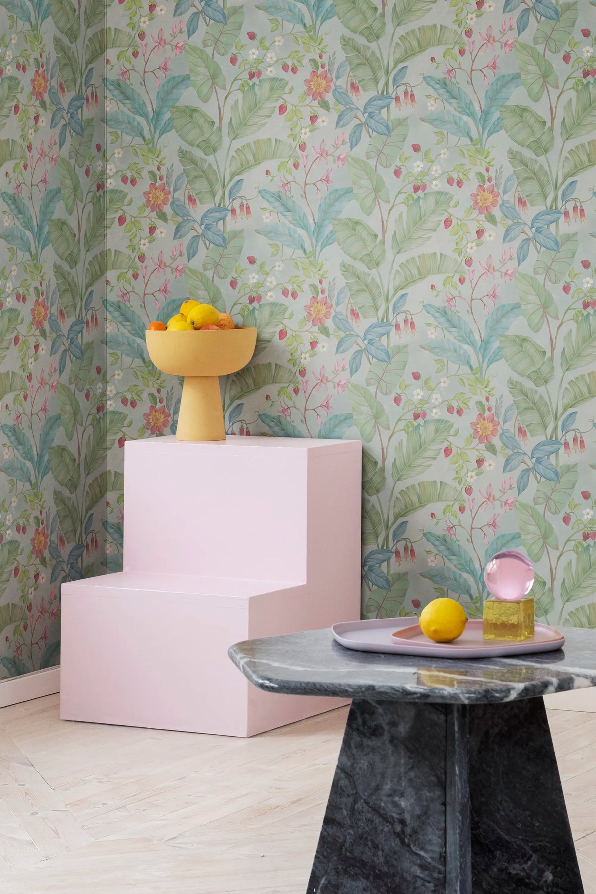 Strawberry Lane, Summer Mural Wallpaper - room preview 05