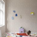 Bunny Field, Pink Mural Wallpaper - room preview 05