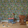 Poppy Meadow, Rainbow Mural Wallpaper - room preview 05