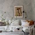 Brush, Light Blue Mural Wallpaper - room preview 05