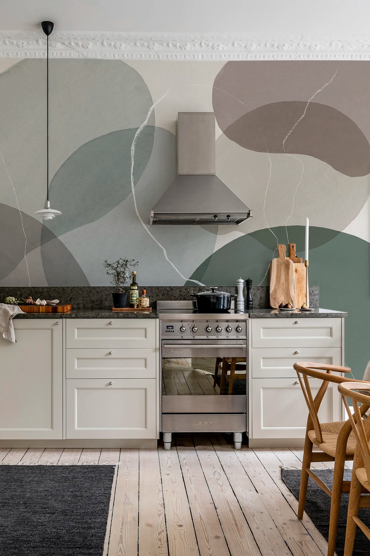 Floating, Soft Mural Wallpaper - room preview 05