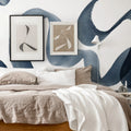 Waves, Ink Mural Wallpaper - room preview 05