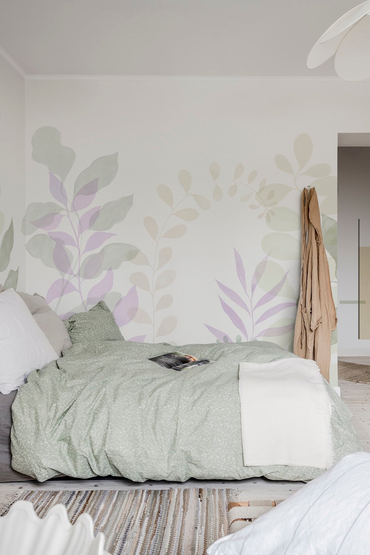 Grow, Lilac Mural Wallpaper - room preview 05