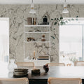 Romberg, Gray Mural Wallpaper - room preview 05
