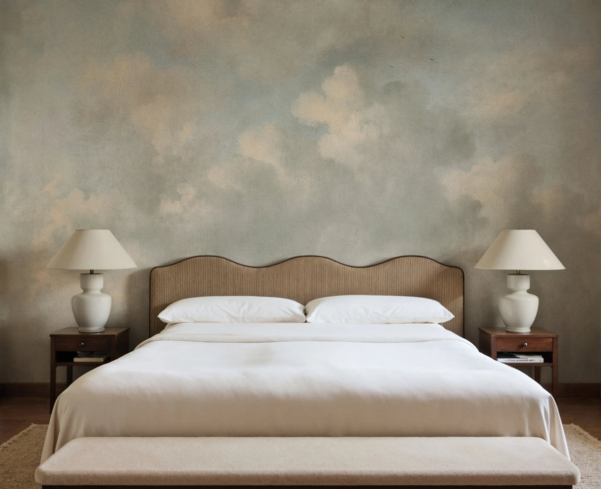 Vintage Clouds, Sky Mural Wallpaper - room preview 05