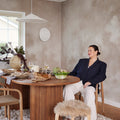 Vintage Clouds, Beige Mural Wallpaper - room preview 05