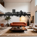 Telford England Skyline Black & White Mural Wallpaper - room preview 06