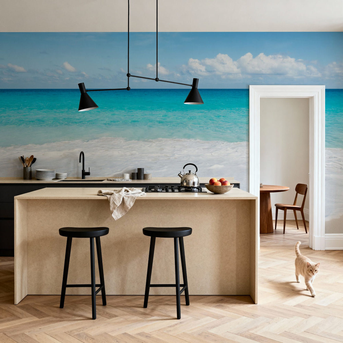 Gone to the Beach Mural Wallpaper - room preview 06