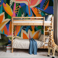 Bold Bloom Mural Wallpaper - room preview 06