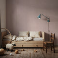 Weathered Checks, Dusty Rose Mural Wallpaper - room preview 06