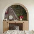 Forest Railway Express Mural Wallpaper - room preview 06