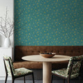 Cool Fluid Flowers Mural Wallpaper - room preview 06