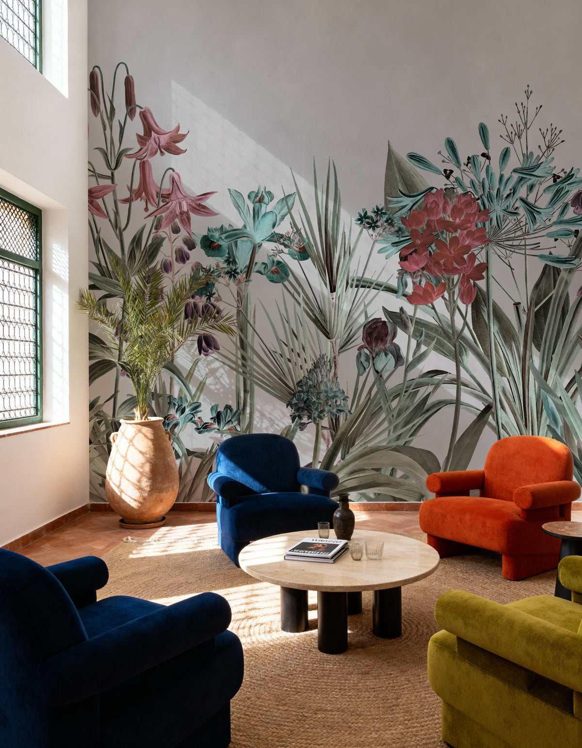Field of Dreams Red Mural Wallpaper - room preview 06