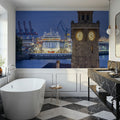 Twilight Harbor Mural Wallpaper - room preview 06