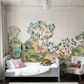 Orchard Reverie (no Animals), Cream Mural Wallpaper - room preview 06