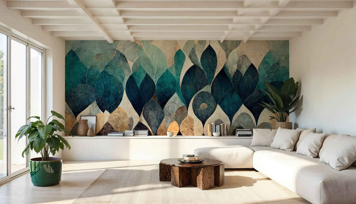 Dry Leaves Mural Wallpaper - room preview 06