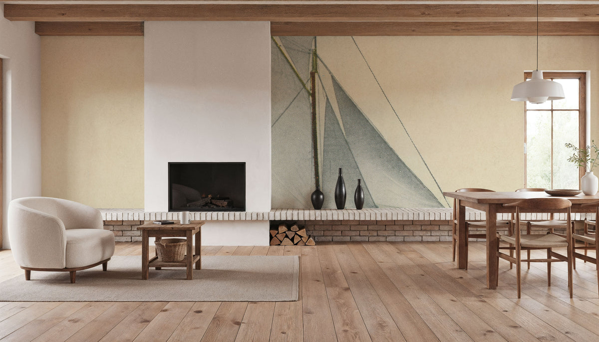 Sailing Silence Mural Wallpaper - room preview 06