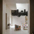 Virginia Beach Skyline Black & White Mural Wallpaper - room preview 06