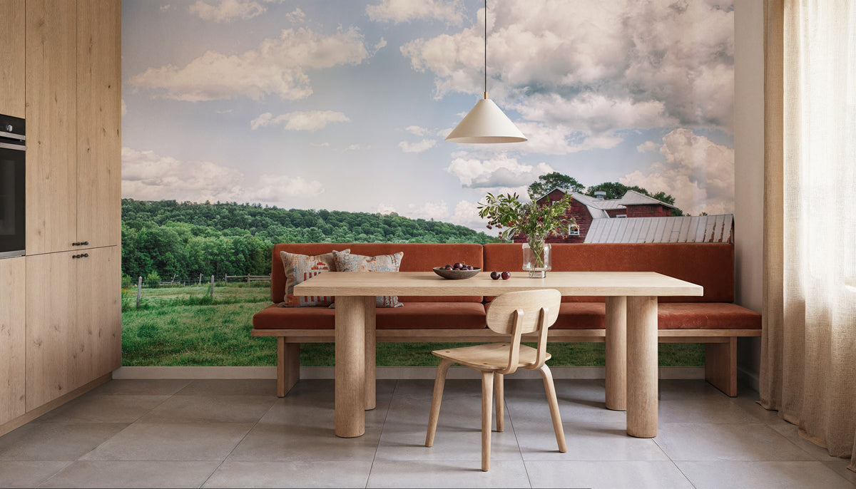 Cloud Harvest Mural Wallpaper - room preview 06