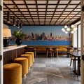 San Francisco Bay Skyline Mural Wallpaper - room preview 06