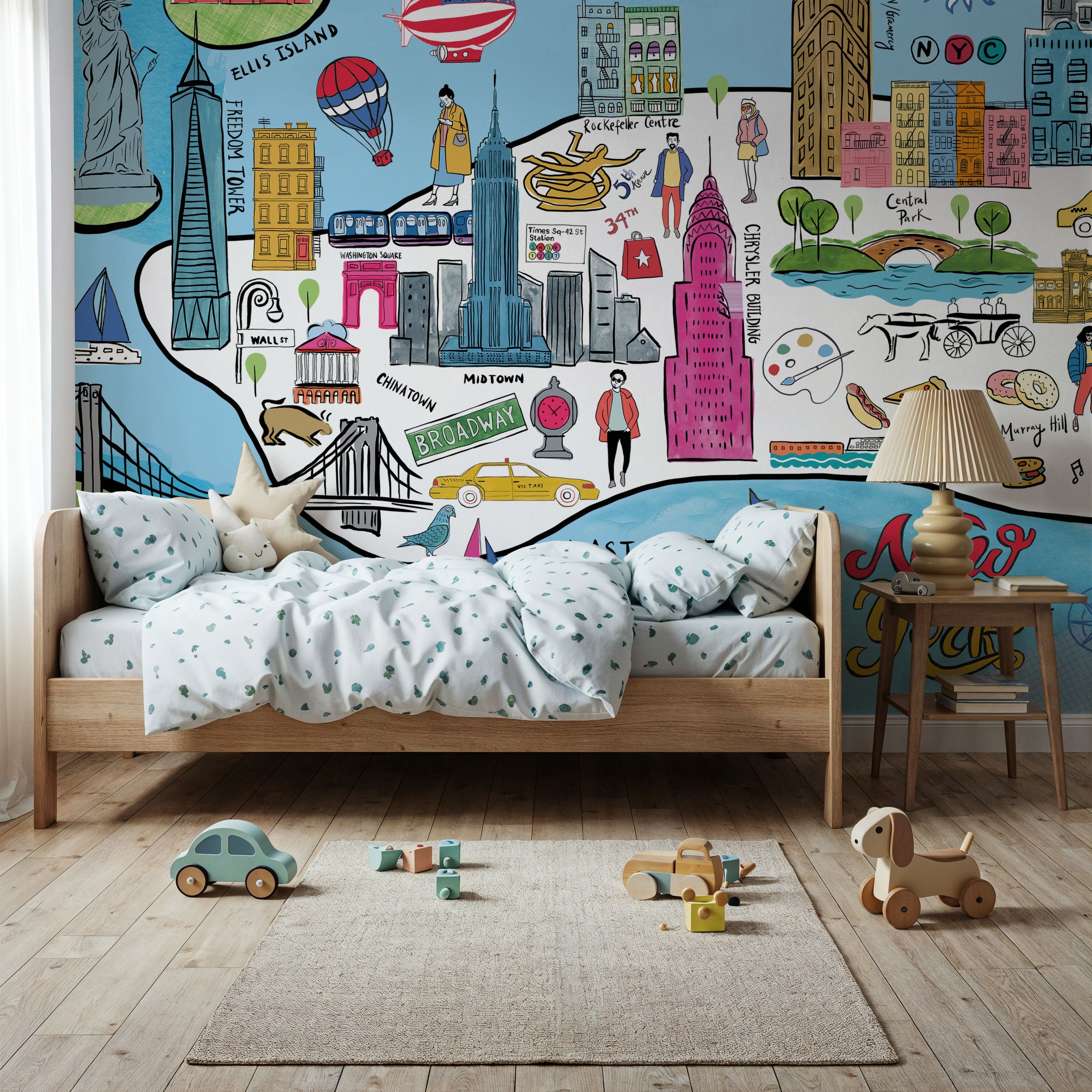 New York Essentials Mural Wallpaper