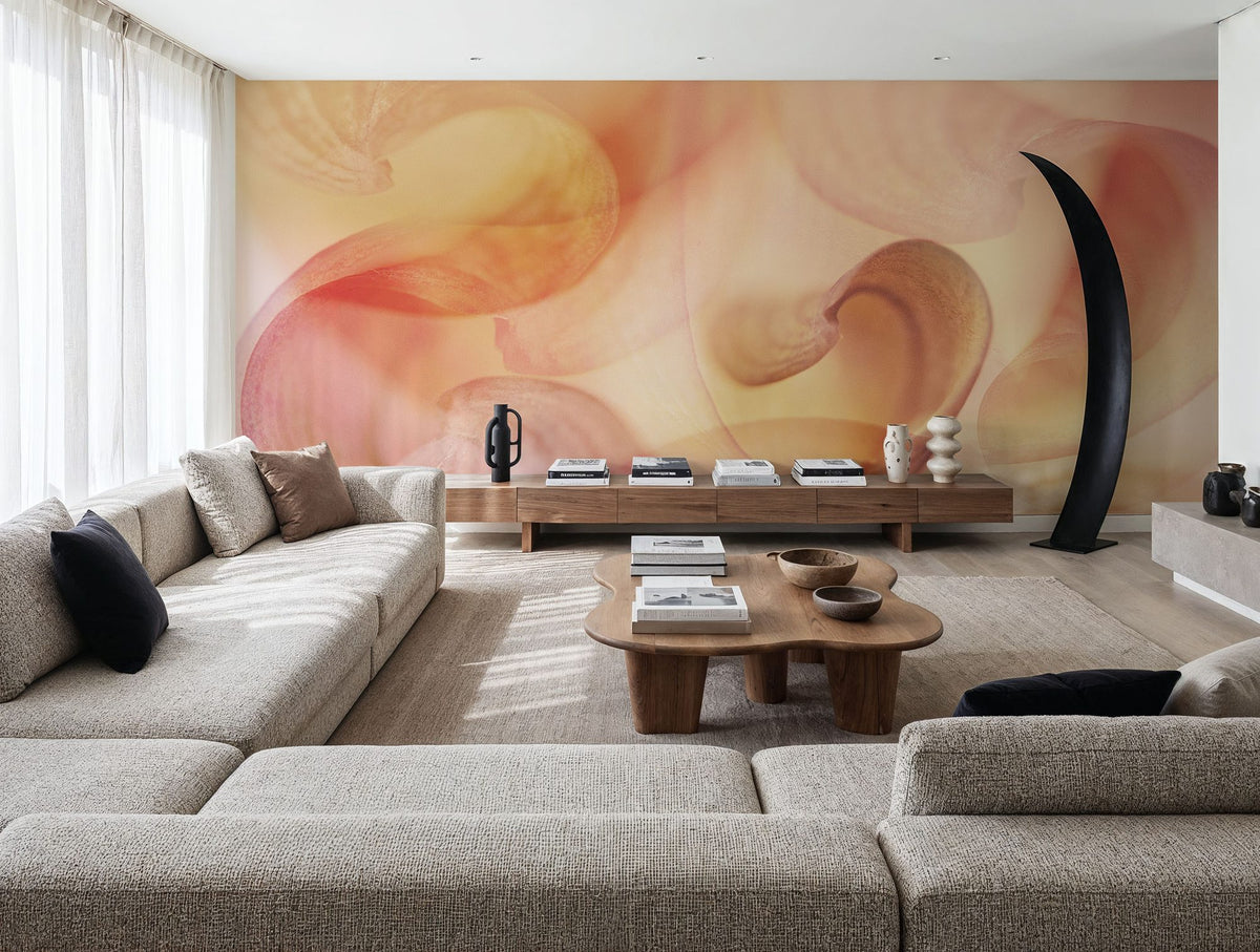 Dancing Leaves Mural Wallpaper - room preview 06