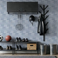 Pulse, Sky Blue Mural Wallpaper - room preview 06
