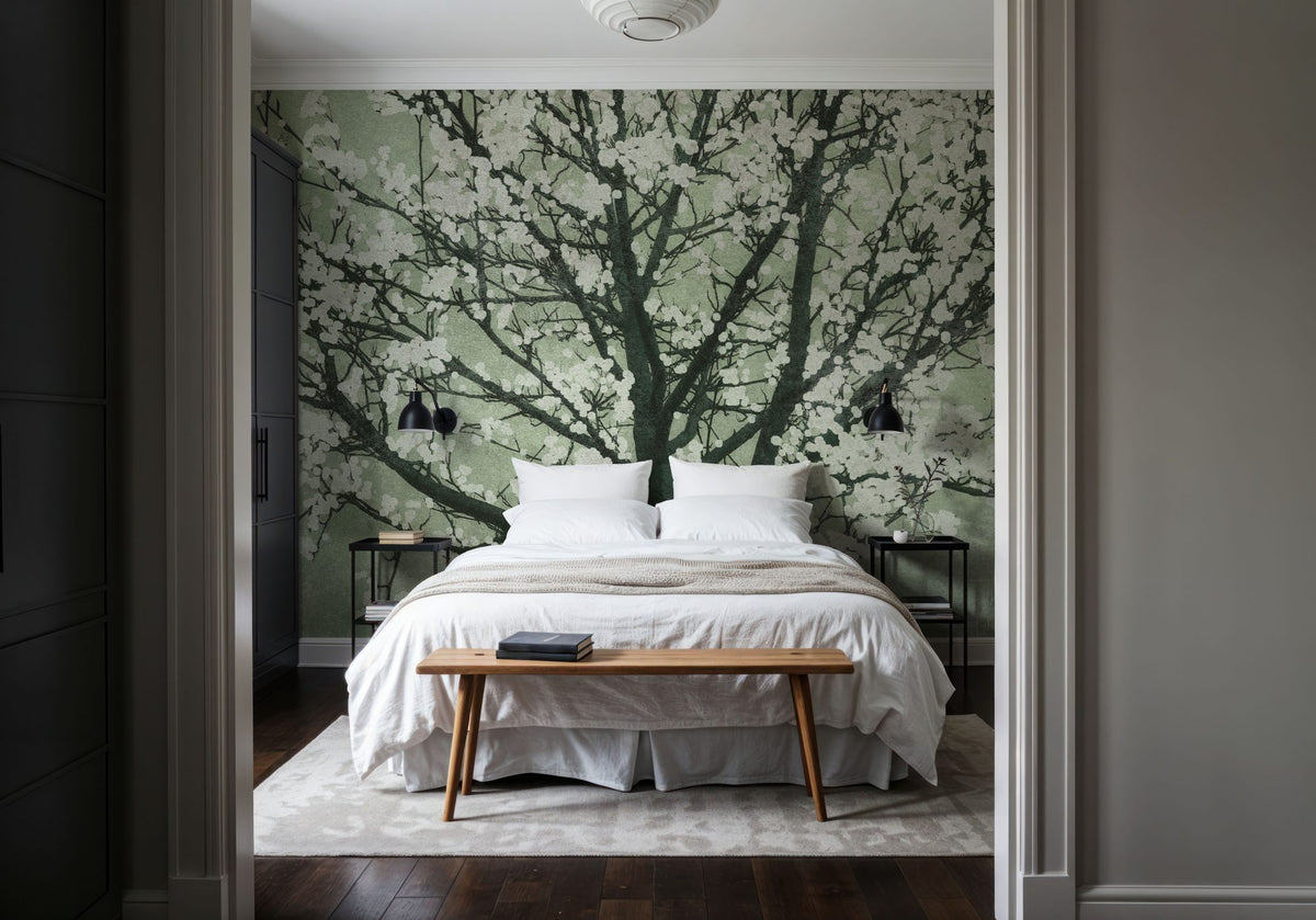 Kyoto Tree Mural Wallpaper - room preview 06