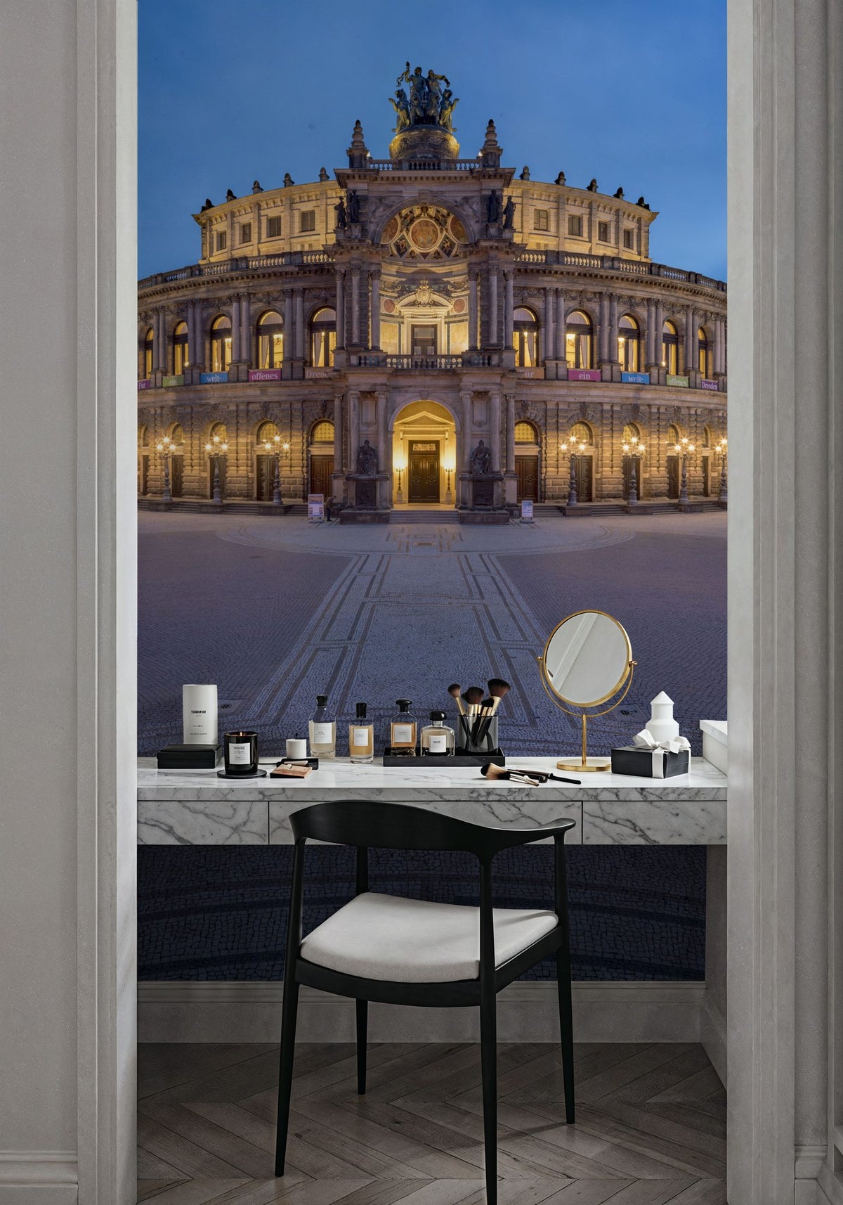Twilight Palace Mural Wallpaper - room preview 06