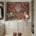 Illuminated Floral II Mural Wallpaper - room preview 06
